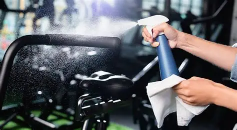 Schone fitnessruimte na professionele schoonmaak